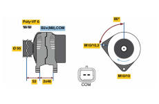 generátor BOSCH 0 986 048 760