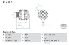 Alternátor BOSCH 0 986 049 151