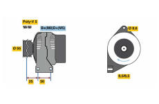 generátor BOSCH 0 986 049 540