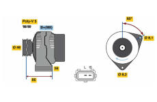 generátor BOSCH 0 986 049 620