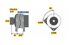 generátor BOSCH 0 986 080 080