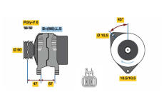 generátor BOSCH 0 986 080 210