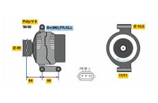 generátor BOSCH 0 986 080 610