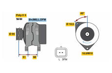 generátor BOSCH 0 986 080 680