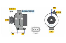 generátor BOSCH 0 986 080 700