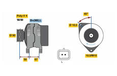 generátor BOSCH 0 986 080 720