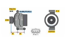 generátor BOSCH 0 986 080 750