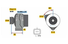 generátor BOSCH 0 986 080 780