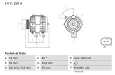 generátor BOSCH 0 986 080 810