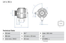 generátor BOSCH 0 986 080 960