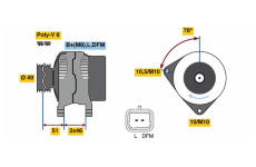 generátor BOSCH 0 986 081 020