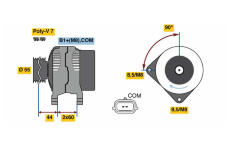 generátor BOSCH 0 986 081 080
