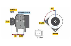 generátor BOSCH 0 986 081 110