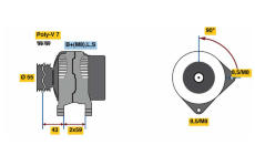 generátor BOSCH 0 986 081 220