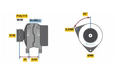 generátor BOSCH 0 986 081 260