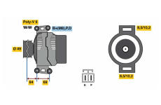 generátor BOSCH 0 986 081 300