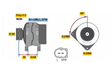 generátor BOSCH 0 986 081 320