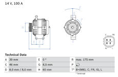 Alternátor BOSCH 0 986 082 420