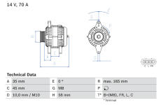 generátor BOSCH 0 986 083 780