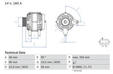 generátor BOSCH 0 986 083 900