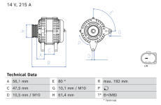 generátor BOSCH 0 986 083 920