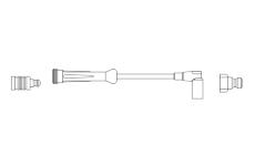 zapalovací kabel BOSCH 0 986 356 263