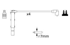 Sada kabelů pro zapalování BOSCH 0 986 356 787