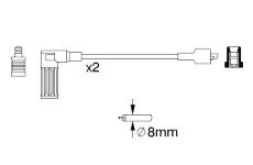 Sada kabelů pro zapalování BOSCH 0 986 357 081