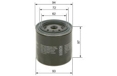 Olejový filter BOSCH 0 986 452 003