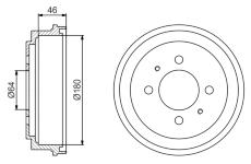 Brzdový buben BOSCH 0 986 477 186