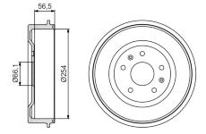 Brzdový buben BOSCH 0 986 477 227