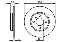 Brzdový kotouč BOSCH 0 986 478 029