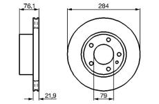 Brzdový kotouč BOSCH 0 986 478 043