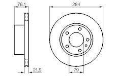 Brzdový kotouč BOSCH 0 986 478 043