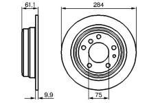 Brzdový kotouč BOSCH 0 986 478 044