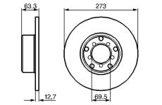 Brzdový kotouč BOSCH 0 986 478 055