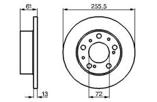 Brzdový kotouč BOSCH 0 986 478 067