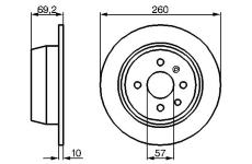 Brzdový kotouč Bosch 0986478086