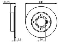 Brzdový kotouč BOSCH 0 986 478 216