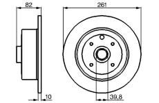 Brzdový kotouč Bosch 0986478328