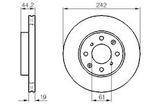 Brzdový kotouč BOSCH 0 986 478 503