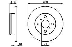 Brzdový kotouč BOSCH 0 986 478 506