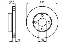 Brzdový kotouč Bosch 0986478550