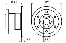 Brzdový kotouč BOSCH 0 986 478 647