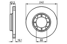 Brzdový kotouč BOSCH 0 986 478 674