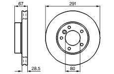 Brzdový kotouč BOSCH 0 986 478 691