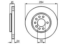 Brzdový kotouč BOSCH 0 986 478 717