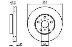 Brzdový kotouč BOSCH 0 986 478 725