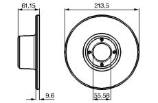 Brzdový kotouč BOSCH 0 986 478 811