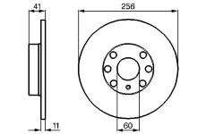 Brzdový kotouč BOSCH 0 986 478 880